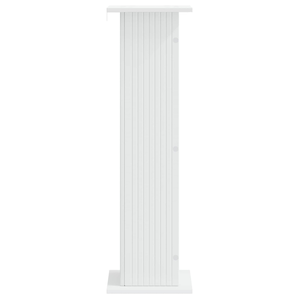 Produktbild för Växtställ 2 pcs Vit 30,5 x 30 x 100,5 cm Konstruerat trä