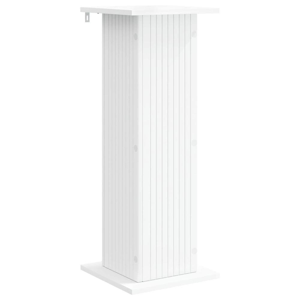 Produktbild för Växtställ 2 pcs Vit 30,5 x 30 x 80,5 cm Konstruerat trä