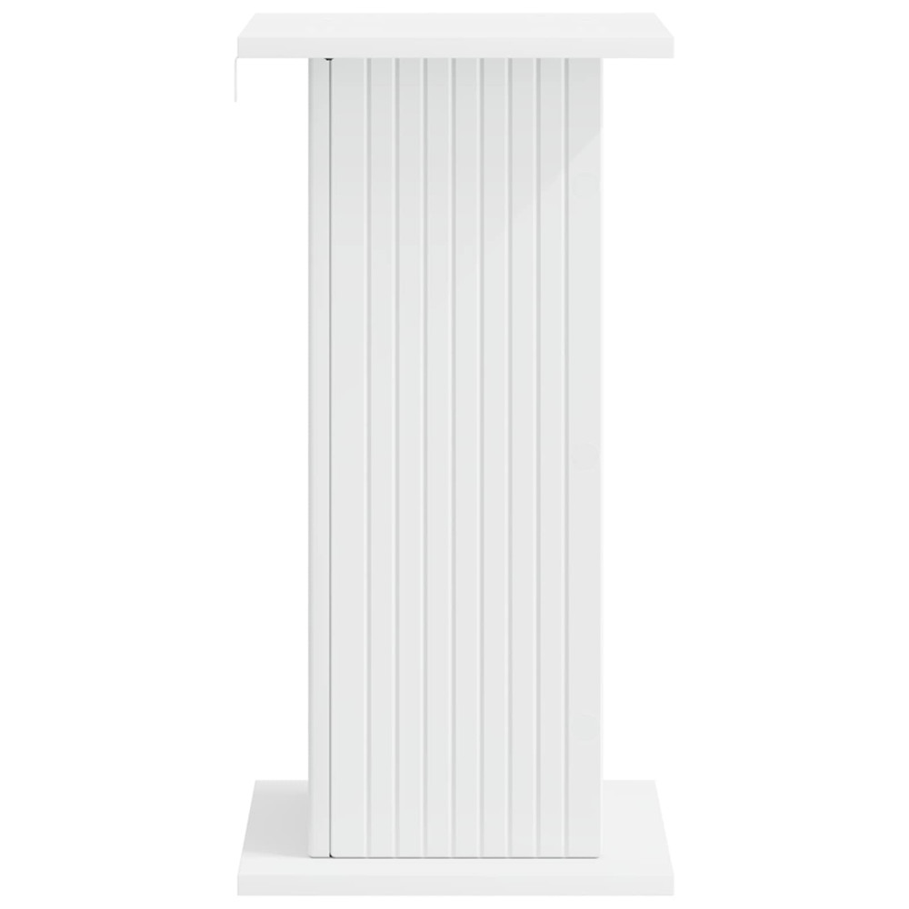 Produktbild för Växtställ 2 pcs Vit 30,5 x 30 x 60,5 cm Konstruerat trä