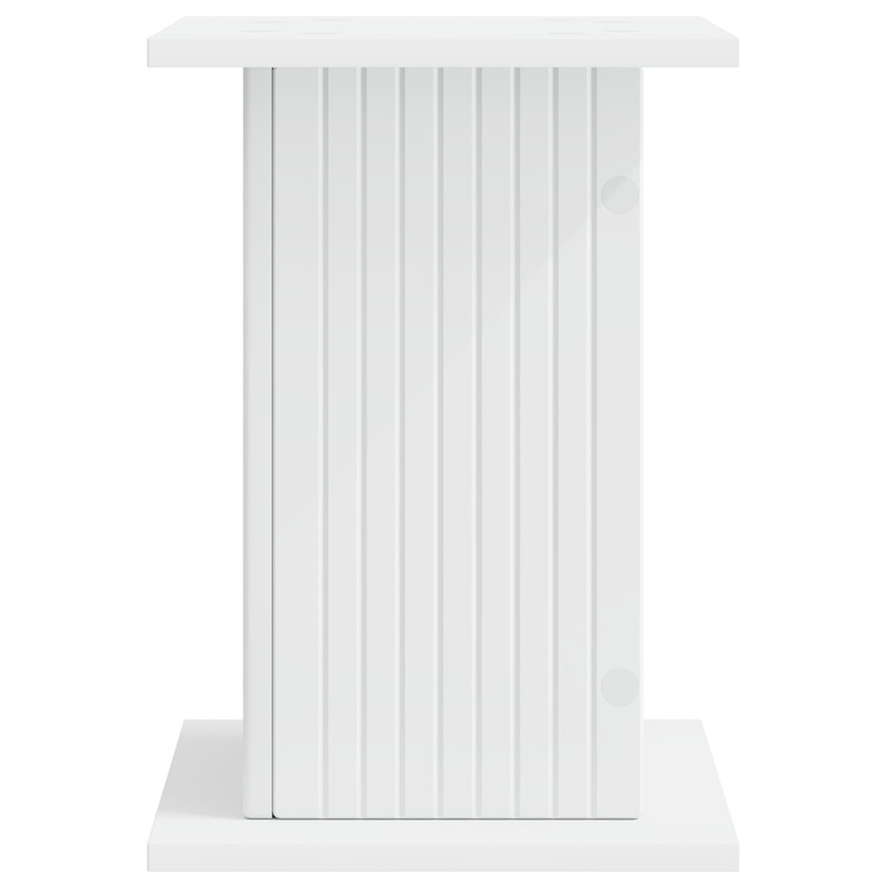 Produktbild för Växtställ 2 pcs Vit 30,5 x 30 x 43 cm Konstruerat trä