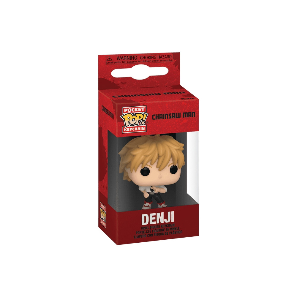 Produktbild för FUNKO POP! KEYCHAIN Denji, Nyckelring, Multifärg, Vinyl, Cha...