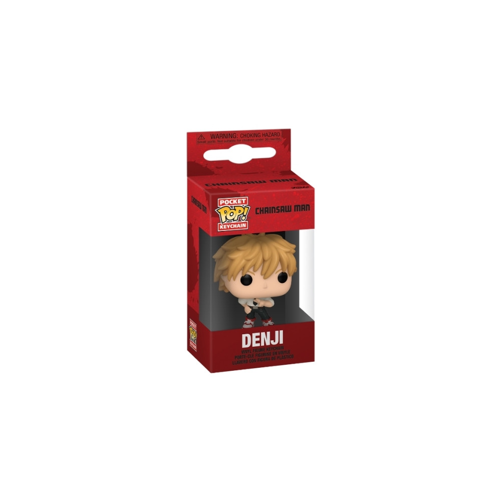 Produktbild för FUNKO POP! KEYCHAIN Denji, Nyckelring, Multifärg, Vinyl, Cha...