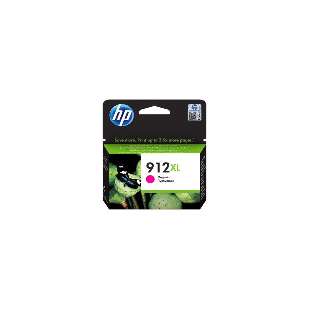 Produktbild för HP 912XL - Lång livslängd - magenta - original - bläckpatron