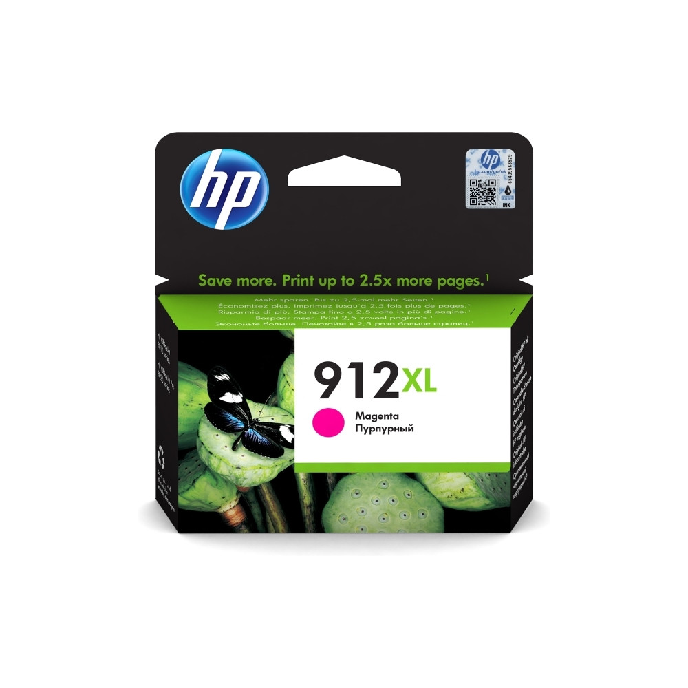 Produktbild för HP 912XL - Lång livslängd - magenta - original - bläckpatron