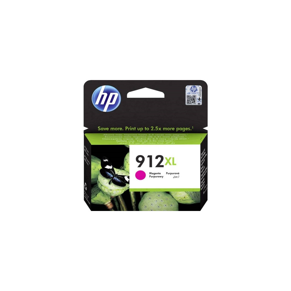 Produktbild för HP 912XL - Lång livslängd - magenta - original - bläckpatron