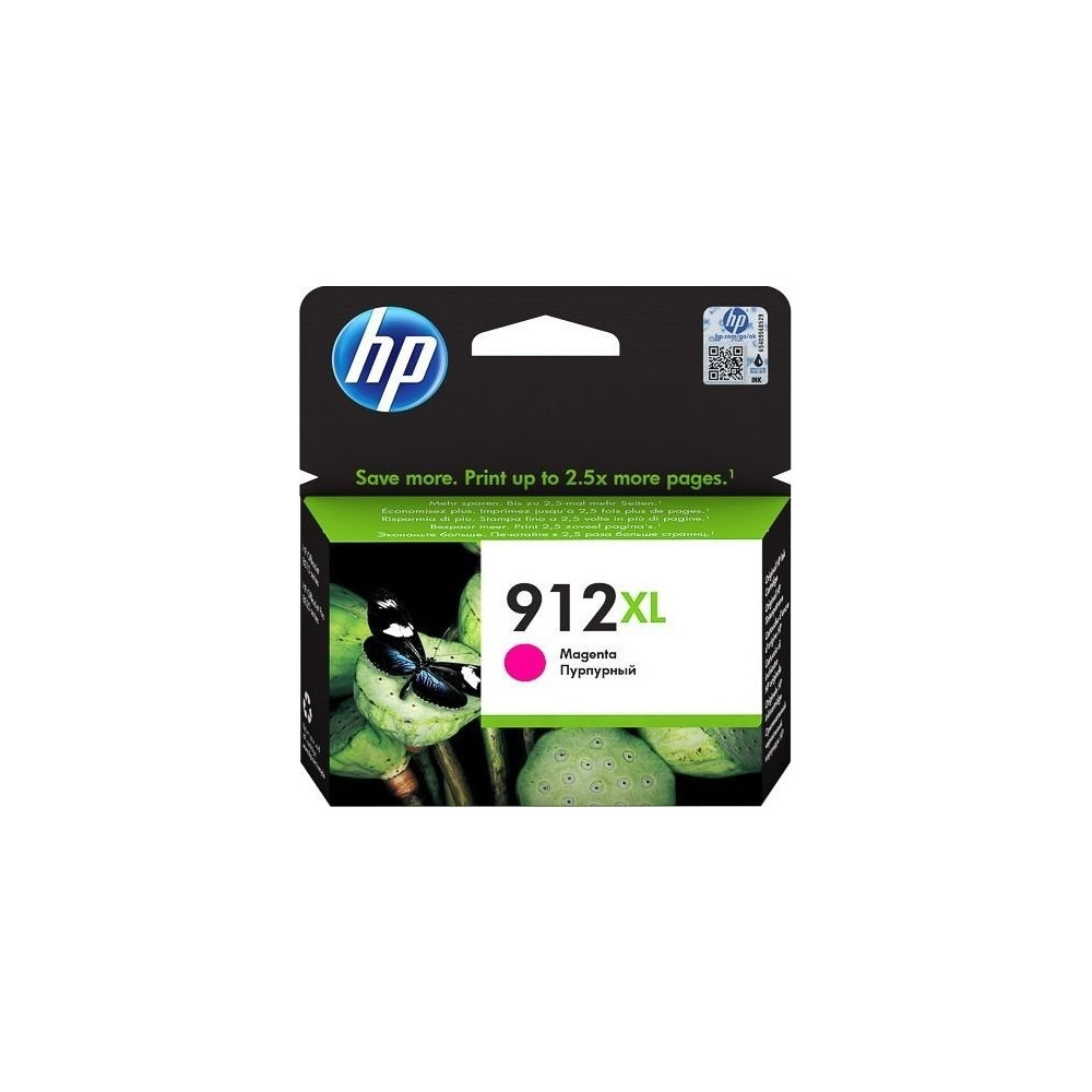 Produktbild för HP 912XL - Lång livslängd - magenta - original - bläckpatron