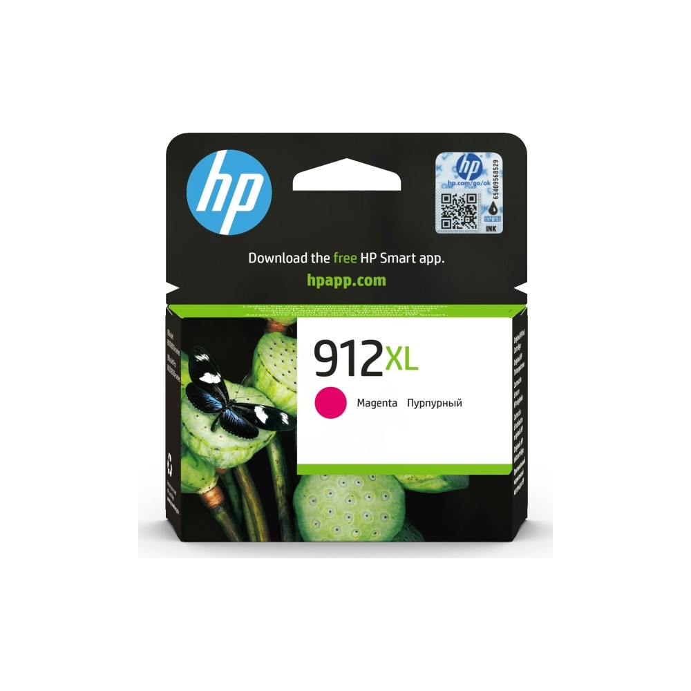 Produktbild för HP 912XL - Lång livslängd - magenta - original - bläckpatron