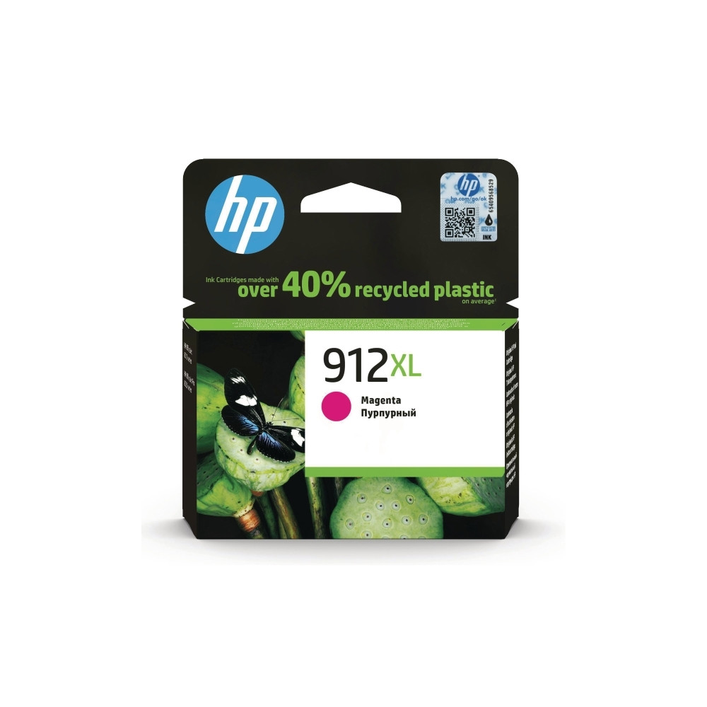 Produktbild för HP 912XL - Lång livslängd - magenta - original - bläckpatron