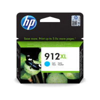 Produktbild för HP 912XL - Lång livslängd - cyan - original - bläckpatron