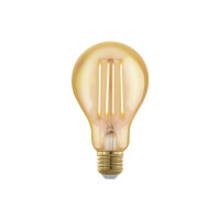 Produktbild för Eglo - filaments-LED - form: A75 - E27 - 4 W - varmt vitt ljus - bärnsten