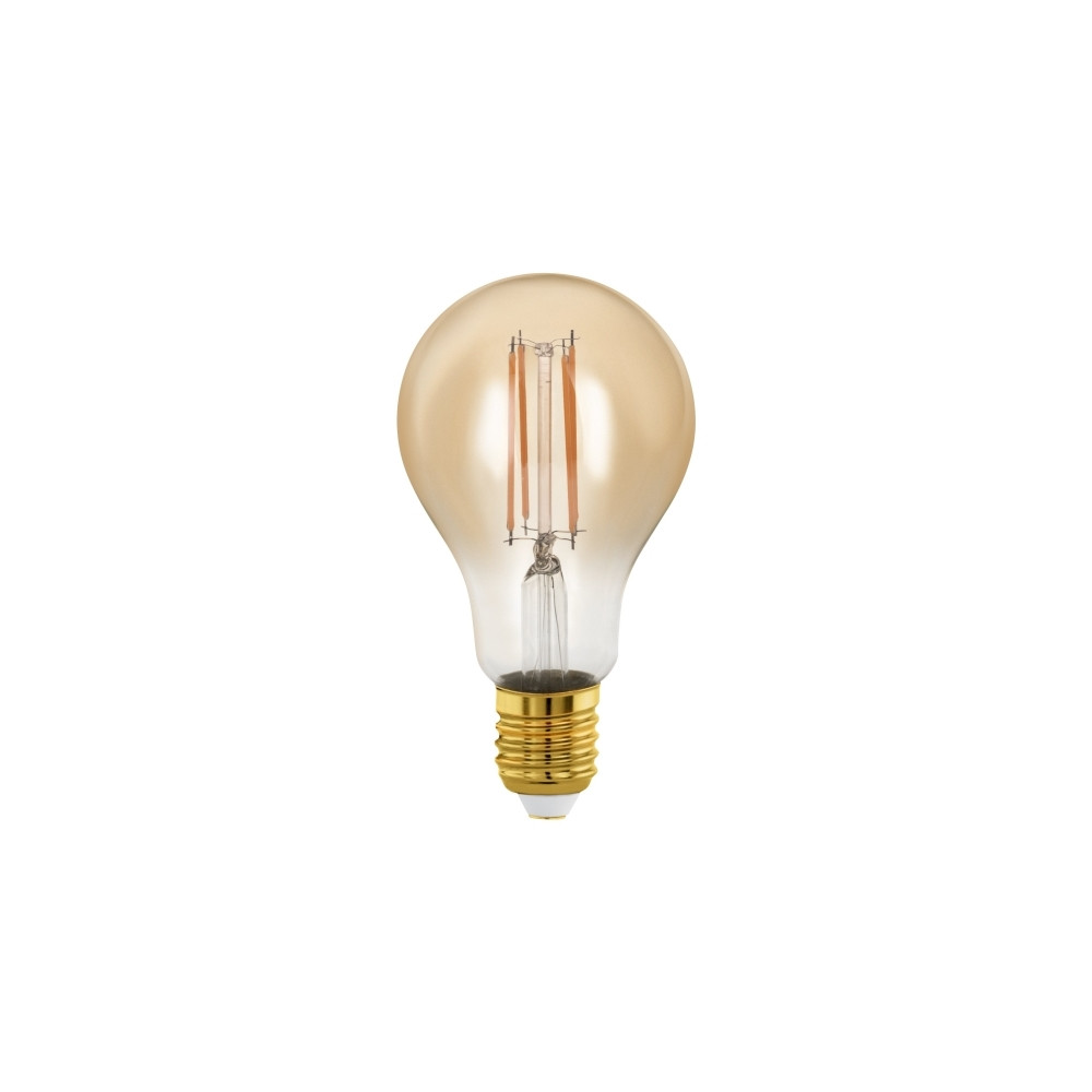 Produktbild för Eglo - filaments-LED - form: A75 - E27 - 4 W - varmt vitt ljus - bärnsten