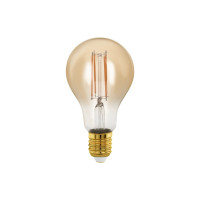 Produktbild för Eglo - filaments-LED - form: A75 - E27 - 4 W - varmt vitt ljus - bärnsten