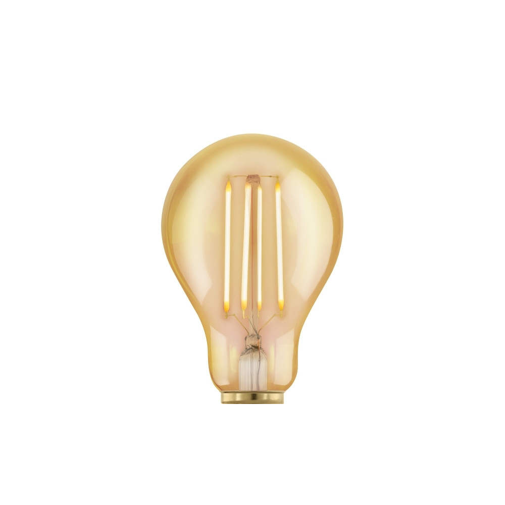 Produktbild för Eglo - filaments-LED - form: A75 - E27 - 4 W - varmt vitt ljus - bärnsten