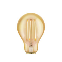 Produktbild för Eglo - filaments-LED - form: A75 - E27 - 4 W - varmt vitt ljus - bärnsten