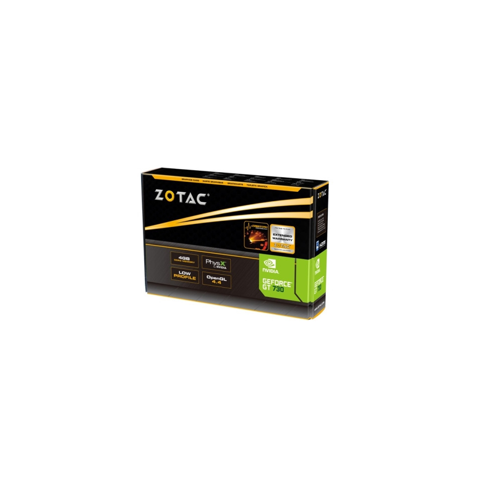 Produktbild för ZOTAC GeForce GT 730 - grafikkort - GF GT 730 - 4 GB
