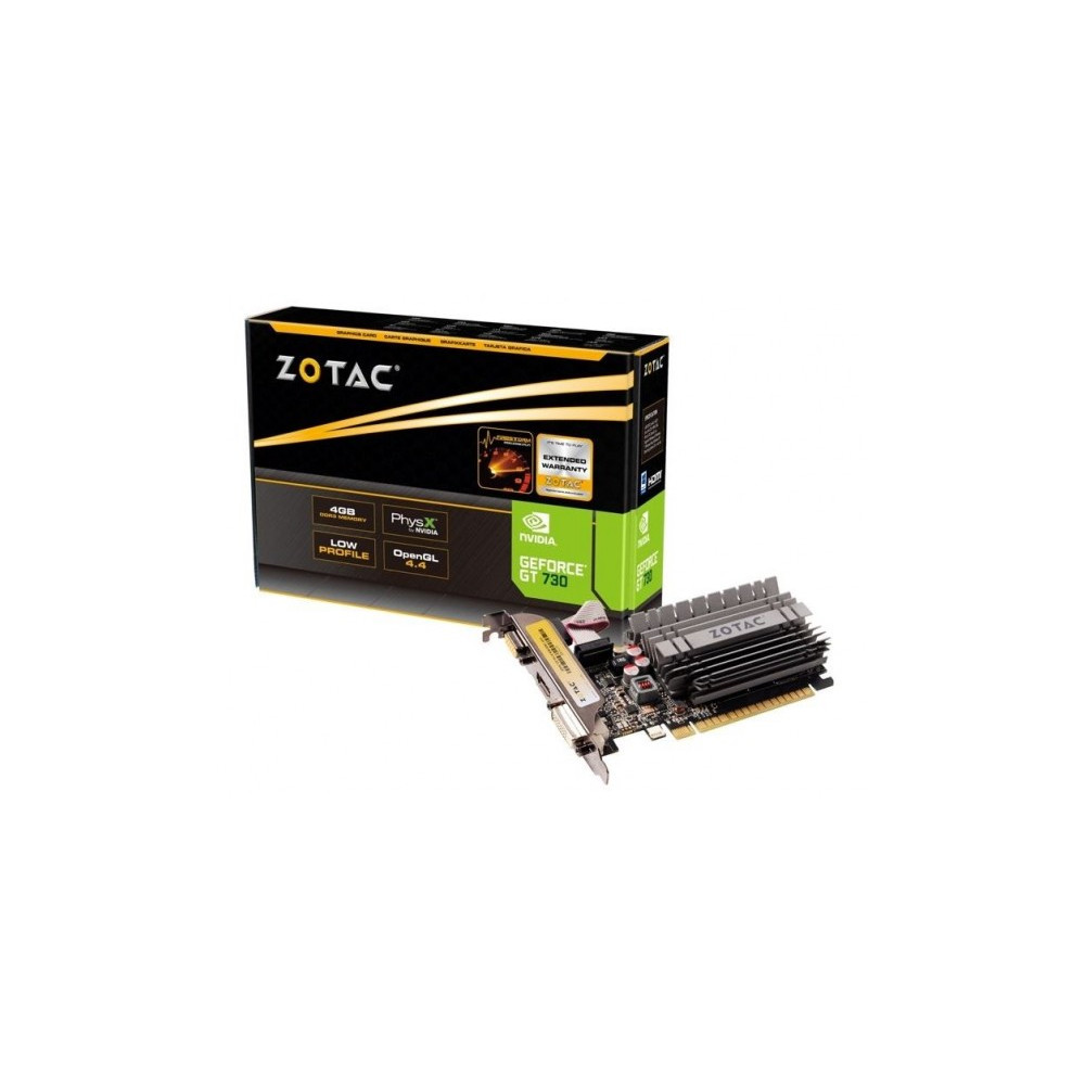 Produktbild för ZOTAC GeForce GT 730 - grafikkort - GF GT 730 - 4 GB