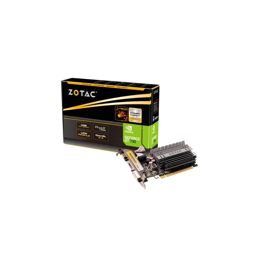 Produktbild för ZOTAC GeForce GT 730 - grafikkort - GF GT 730 - 4 GB