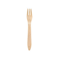Produktbild för Bestick Duni gafflar, vaxbehandlade, 19 cm, förpackning med...