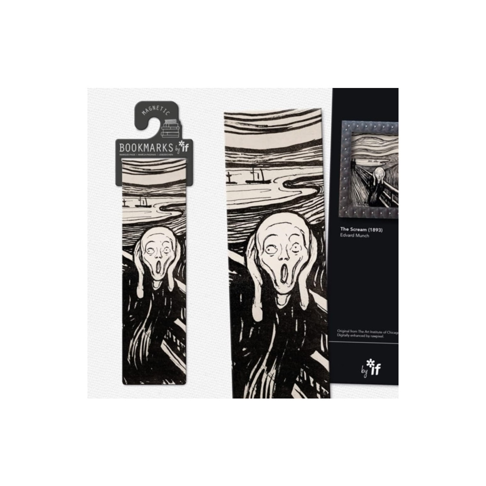 Produktbild för Classics Magnetic Bookmarks - The Scream (bok, eng)