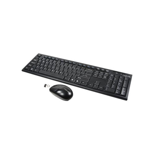 2direct LogiLink Combo Set with Autolink - sats med tangentbord och mus Inmatningsenhet
