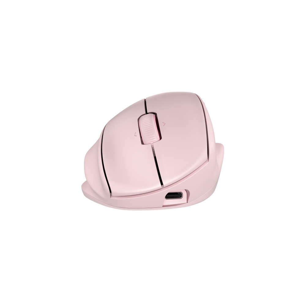 Produktbild för HP 720M - mus - 21° semi-vertikal lutning - Bluetooth, 2.4 GHz - rosa