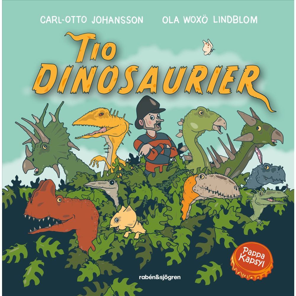 Produktbild för Tio dinosaurier (inbunden)