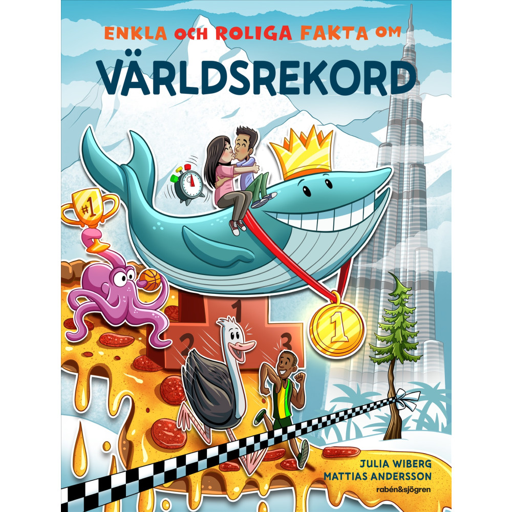 Produktbild för Enkla och roliga fakta om världsrekord (inbunden)