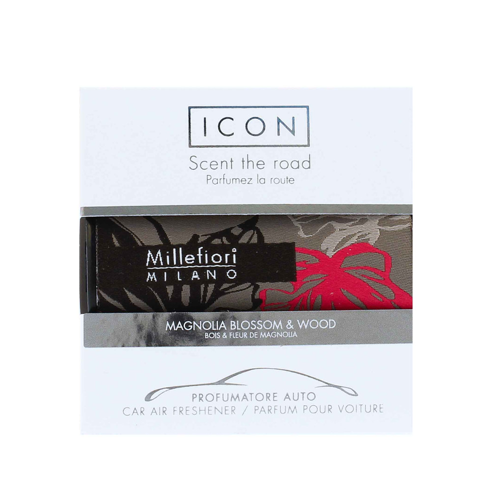 Produktbild för Millefiori Icon Textil Floral Magnolia Blossom & Wood vůně do auta
