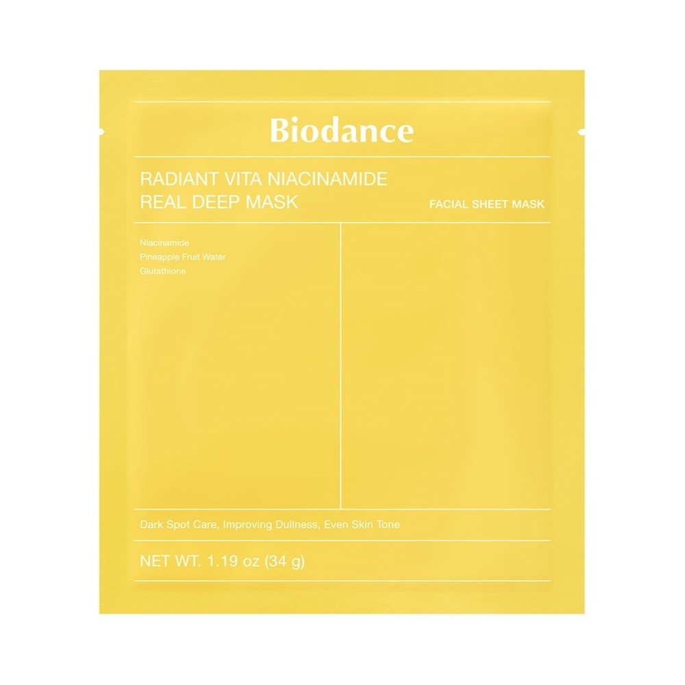 Produktbild för Radiant Vita Niacinamide Real Deep Sheet Mask 34g