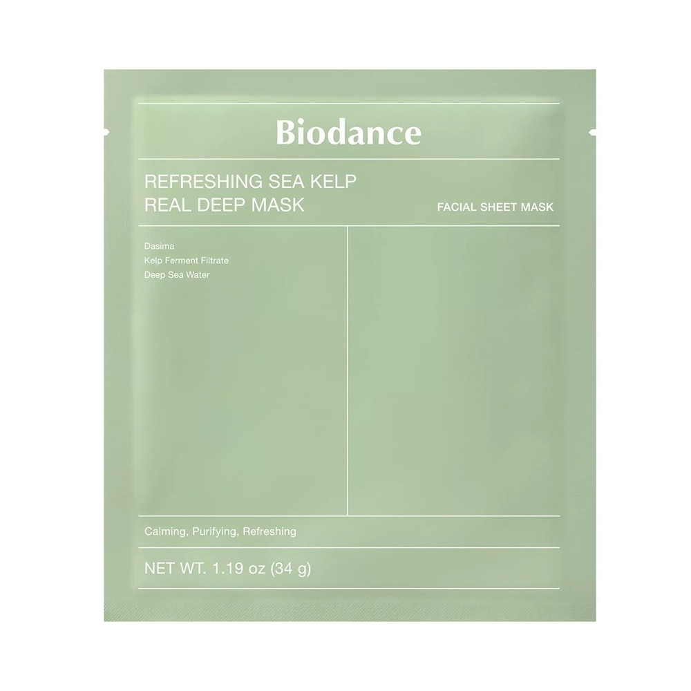 Produktbild för Refreshing Sea Kelp Real Deep Sheet Mask 34g