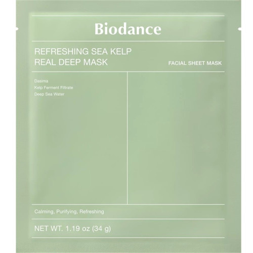 Biodance Refreshing Sea Kelp Real Deep Sheet Mask 34g