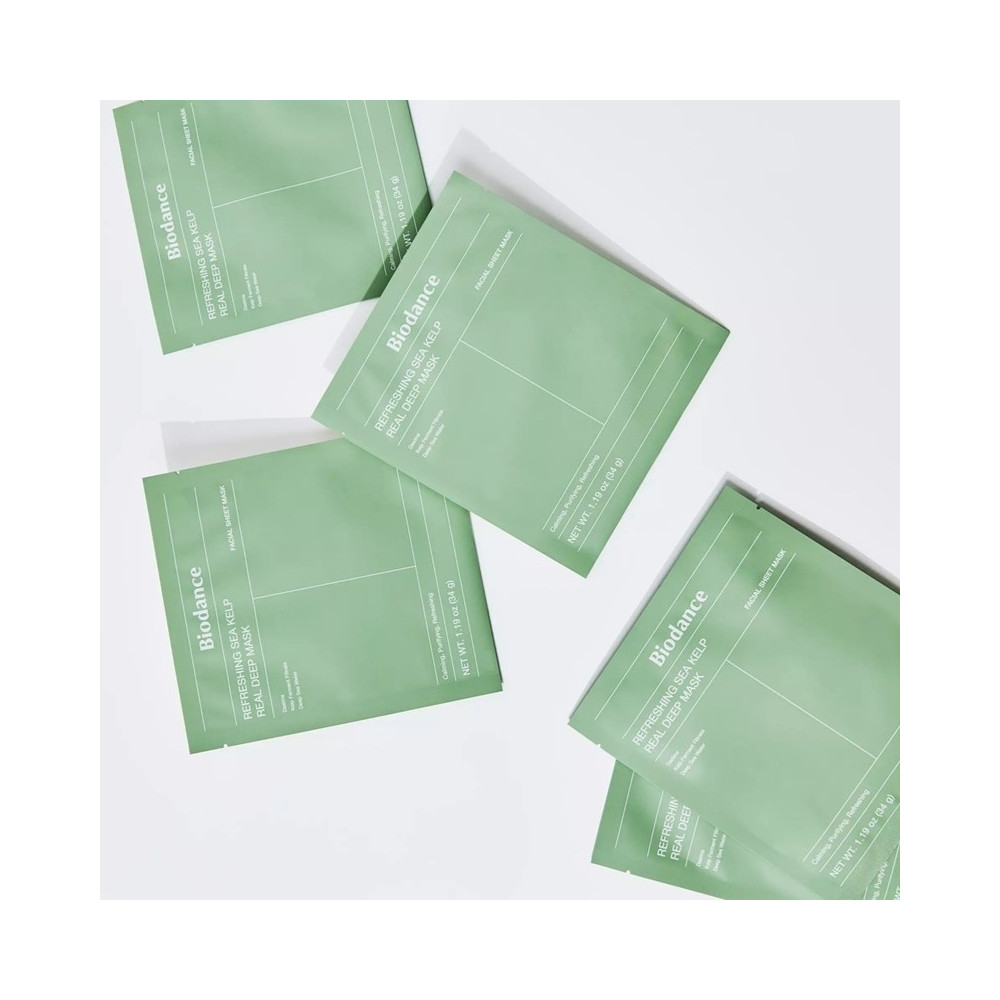 Produktbild för Refreshing Sea Kelp Real Deep Sheet Mask 34g