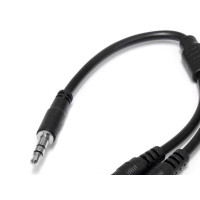 Produktbild för StarTech.com Slim stereosplitterkabel