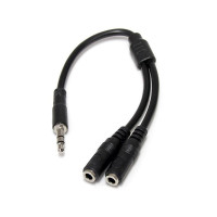 Produktbild för StarTech.com Slim stereosplitterkabel