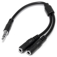 Produktbild för StarTech.com Slim stereosplitterkabel