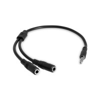 Produktbild för StarTech.com Slim stereosplitterkabel