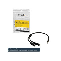 Produktbild för StarTech.com Slim stereosplitterkabel