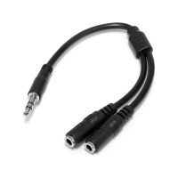 Produktbild för StarTech.com Slim stereosplitterkabel
