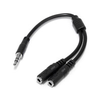Produktbild för StarTech.com Slim stereosplitterkabel
