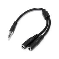 Produktbild för StarTech.com Slim stereosplitterkabel
