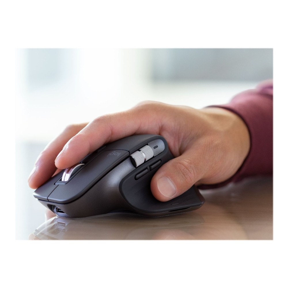 Produktbild för Logitech Master Series MX Master 3S for Business - mus - Bluetooth - grafit