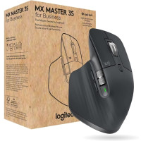 Produktbild för Logitech Master Series MX Master 3S for Business - mus - Bluetooth - grafit
