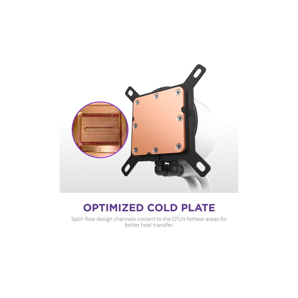 Produktbild för NZXT Kraken Plus RGB 240, Allt-i-ett vätskekylare, 12 cm, Vi...