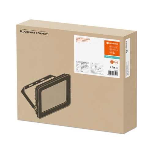 LEDVANCE Ledvance strålkastare LED FLOOD COMPACT V 90W 840 SYM 100 BK...