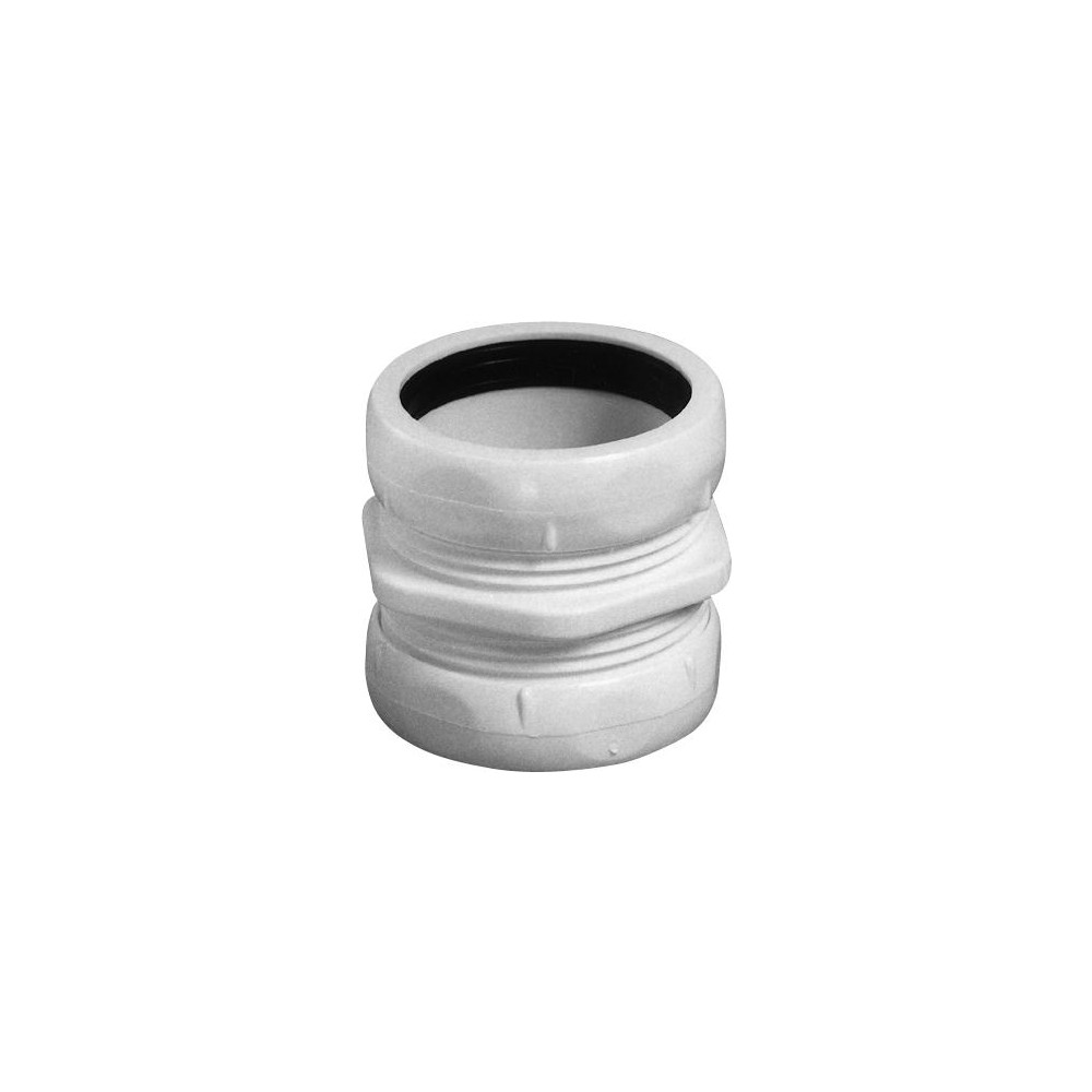 Produktbild för PURUS vit rak skarvkoppling 32x32 mm