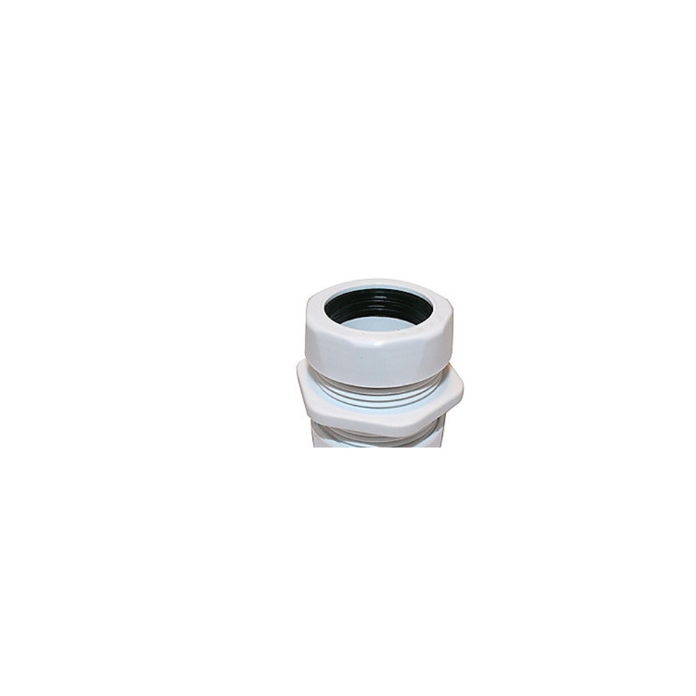 Produktbild för PURUS vit rak skarvkoppling 32x32 mm