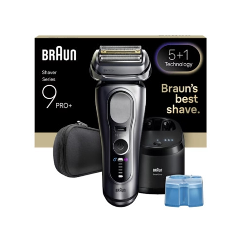 Braun Braun Series 9 Pro+ 9667CC, Folierakapparat, Silver, Rostfri...