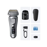 Produktbild för Braun Series 9 Pro+ 9667CC, Folierakapparat, Silver, Rostfri...