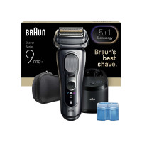 Produktbild för Braun Series 9 Pro+ 9667CC, Folierakapparat, Silver, Rostfri...