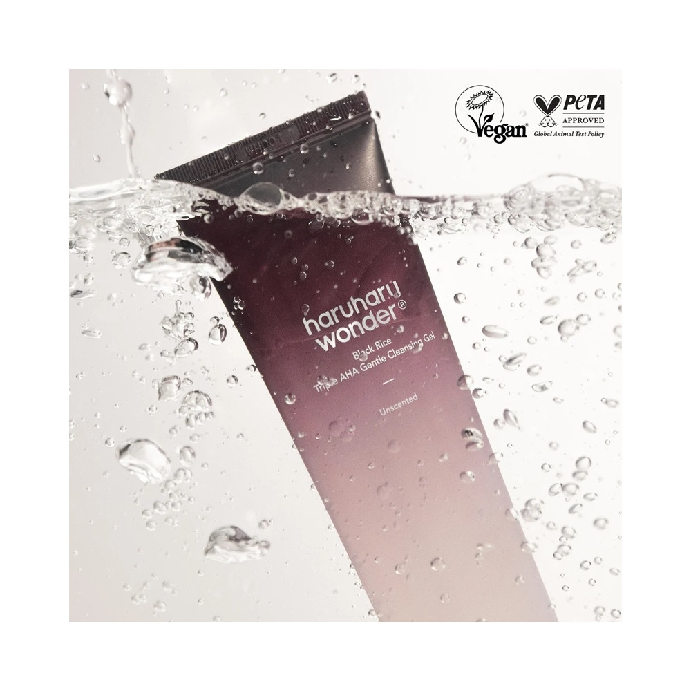 Produktbild för Black Rice Triple AHA Gentle Cleansing Gel 100ml